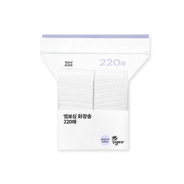 OLIVEYOUNG Embossing Cotton Puff (220P)