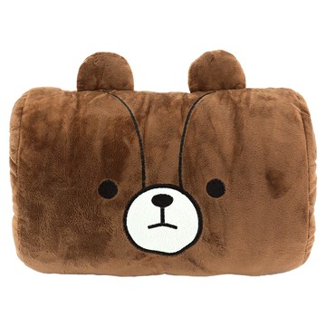英國熊 暖手抱枕 (不含耳朵)  30 x 12 x 19cm  棕色
