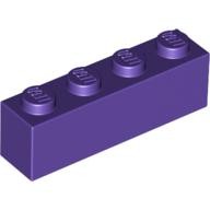 基本磚 1x4 深紫色 3010