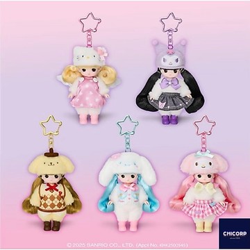 韓國三麗鷗｜little mimi吊飾娃娃/庫洛米 美樂蒂 凱蒂貓 大耳狗 布丁狗/ sanrio