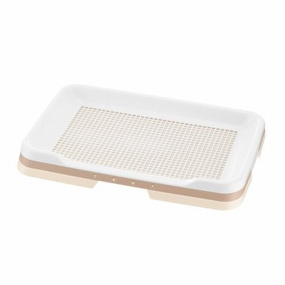 リッチェル お掃除簡単ステップトレー レギュラー アイボリー ペット用品 トイレ用品