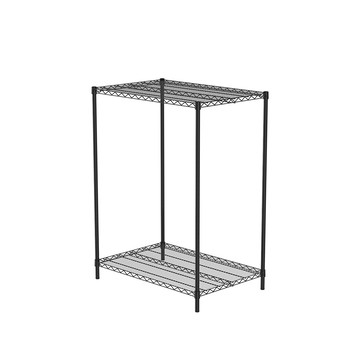 特力屋 烤漆二層架寬90*深60*高120公分(黑)