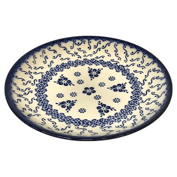 Cerraf 淺底圓盤 19cm 波蘭製  藍色 + 米黃色  1個