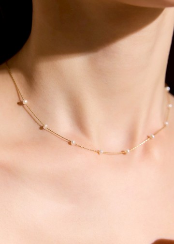 閃耀繁星淡水珍珠・項鍊