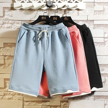 運動短褲男士寬松休閑籃球褲子純棉夏季潮流夜跑5五分中褲沙灘褲