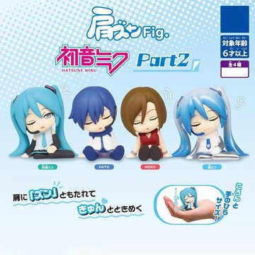 臺灣出貨💥TOMY多美 初音未來 睡眠肩靠肩2代盲盒公仔 KAITO MEIKO 車載擺件