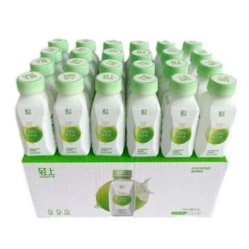 🔥台灣熱賣🔥 輕上 100% 椰子水 含電解質 補水椰汁 飲品 純椰汁 無添加 飲品 245ml 瓶裝 CLM8
