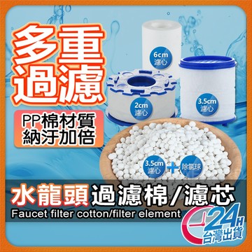 【現貨 免運費🔥強效過濾】過濾器濾芯 濾心 水龍頭濾心 亞硫酸鈣球 濾芯棉 花灑濾心 PP過濾棉【NE】