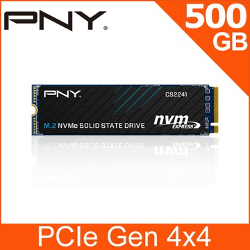 PNY CS2241 500GB M.2 2280 PCIe 4.0 SSD固態硬碟