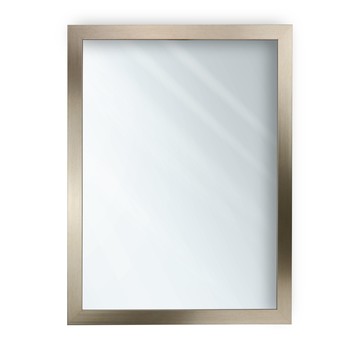 Alapa 百搭美學藝術鏡 60x45cm 香檳鈦金 浴鏡/穿衣鏡 可直橫壁掛/防潮輕量
