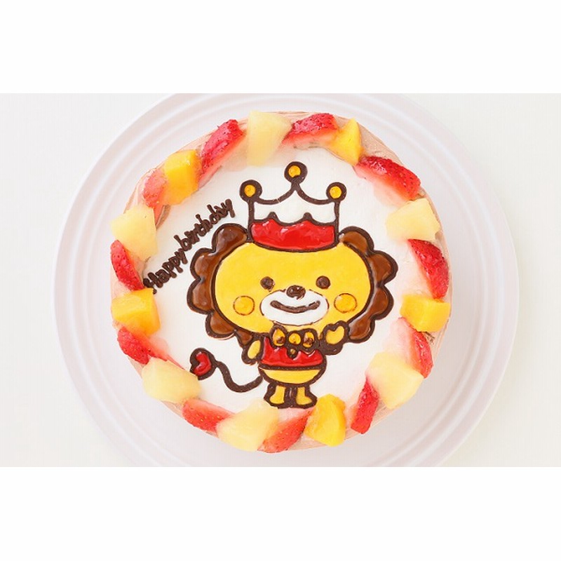 キャラクターケーキ チョコ生クリーム 4号 12cm フルーツのトッピングはありません 通販 Lineポイント最大3 0 Get Lineショッピング