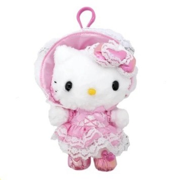 【震撼精品百貨】Hello Kitty 凱蒂貓~日本SANRIO三麗鷗 KITTY造型玩偶吊飾-蘿莉塔*16993