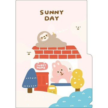 蝦皮隔日到貨 森活趣 L型書夾B(2層)-樹懶 墊腳石購物網