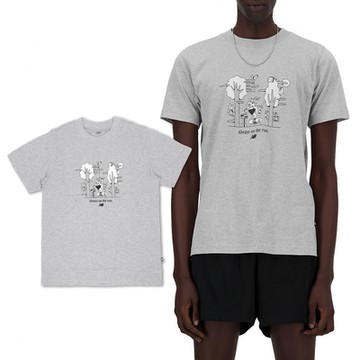 New Balance 短袖 Sport Explorer Tee 男款 灰 白 純棉 短T 棉T NB MT41912AG