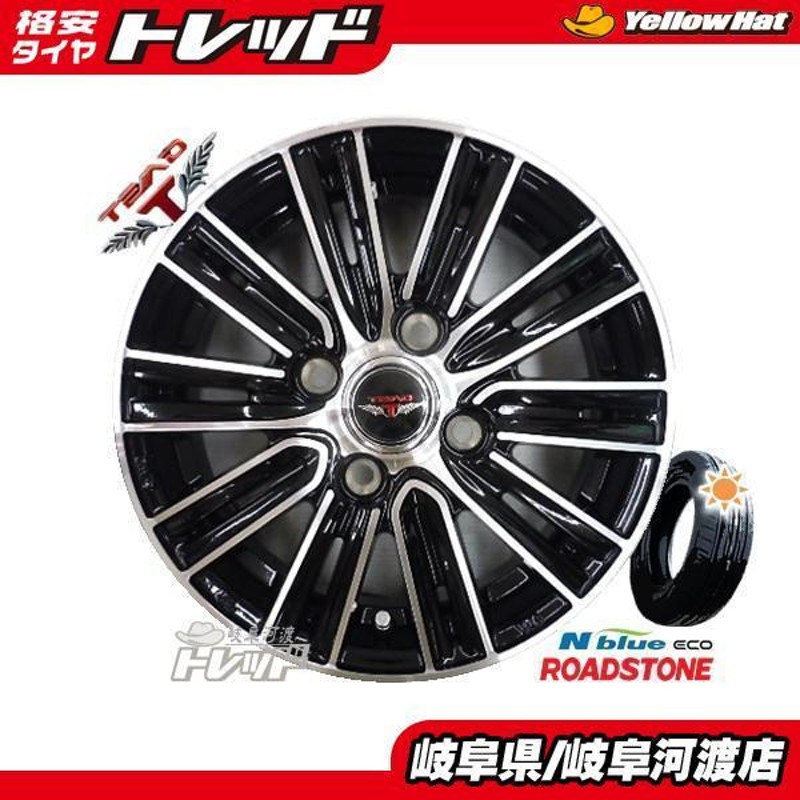 155/65R13 新品 格安 夏タイヤホイール TEAD SNAP 13インチ 4J ...