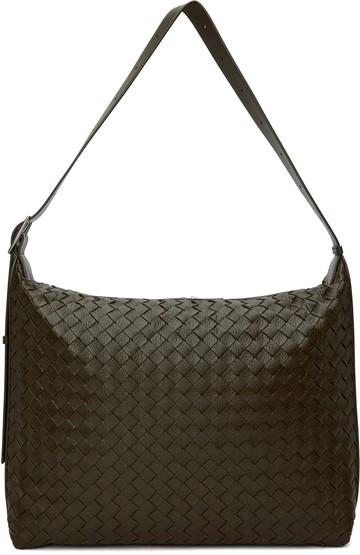 Bottega Veneta 卡其色 Traveller 单肩包