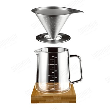 【仙德曼 SADOMAIN】四杯濾泡壺組(650ml)-20oz/4Cup