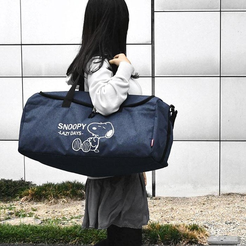 ★レスポートサック・LeSportsac ★ スヌーピー★ ボストンバック・黒