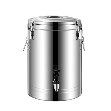 免運 不锈钢保温桶 奶茶桶特厚保溫桶隔熱商用大容量擺攤專用保溫保冷桶奶茶桶保溫箱開水桶 可開發票 全館八折 工廠現貨直銷 新品特價 y9053