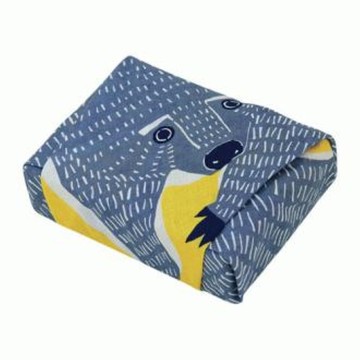 【絕版】京都風呂敷包巾-katakata 中巾-熊-黃