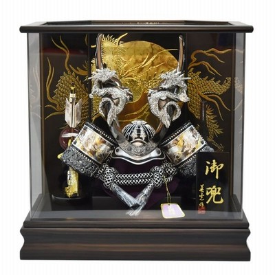 五月人形 コンパクト ケース飾り 兜飾り ミニ かぶとカッコいい 金 白 モダン おしゃれ ガラスケース 通販 Lineポイント最大get Lineショッピング