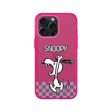 iPhone 15 Pro Max Clear 粉漾桃 - 史努比 Snoopy - 吶喊