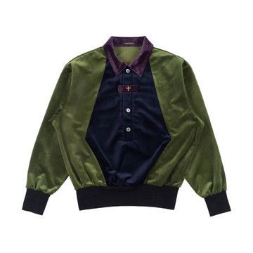 LANCER(蘭寺) AW19 "SYMPHONY" VELVET SHIRT 絲絨復古運動衫