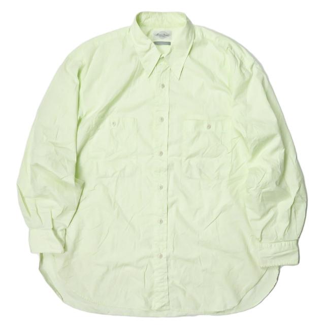 マービンポンティアック シャツメイカーズ Marvine Pontiak shirt makers 19SS 日本製 Military Shirt  ミリタリーシャツ MPSM-1905S lime green | LINEブランドカタログ