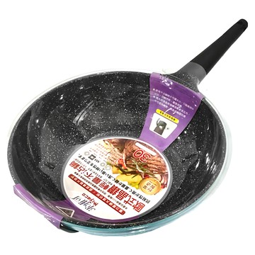 MiyAco 米雅可 歐式晶鑽輕量不沾炒鍋 30cm 台灣製造  1個