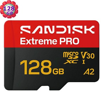 SanDisk 128G 128GB microSD extreme Pro 250MB/s 4K V30 SDSQXCJ-128G 記憶卡