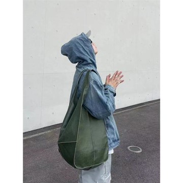 YUEN歐美日系簡約ins大容量單肩手提大包男女托特包慵懶通勤旅行