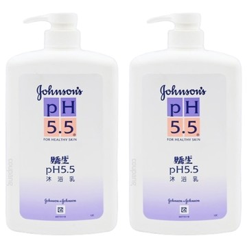 嬌生 PH5.5 沐浴乳 微酸平衡配方 專為寶寶肌膚打造 溫和潔淨 含有保濕成分  1L  2瓶