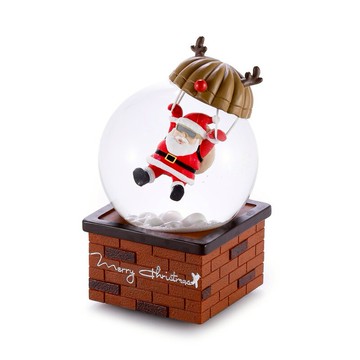 【讚爾JARLL】聖誕老人煙囪  水晶球音樂盒