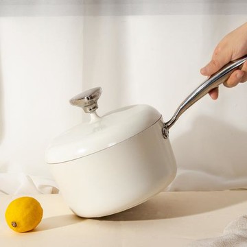 鵝卵石奶鍋麥飯石不粘鍋小湯鍋家用寶寶輔食鍋煮面煲湯電磁爐通用