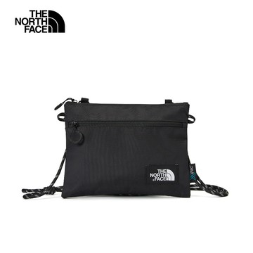 The North Face北面男女款黑色休閒單肩包｜8DJQKX7 斜背包