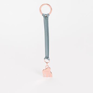 aziza實心小象素色吊飾鑰匙圈-多色