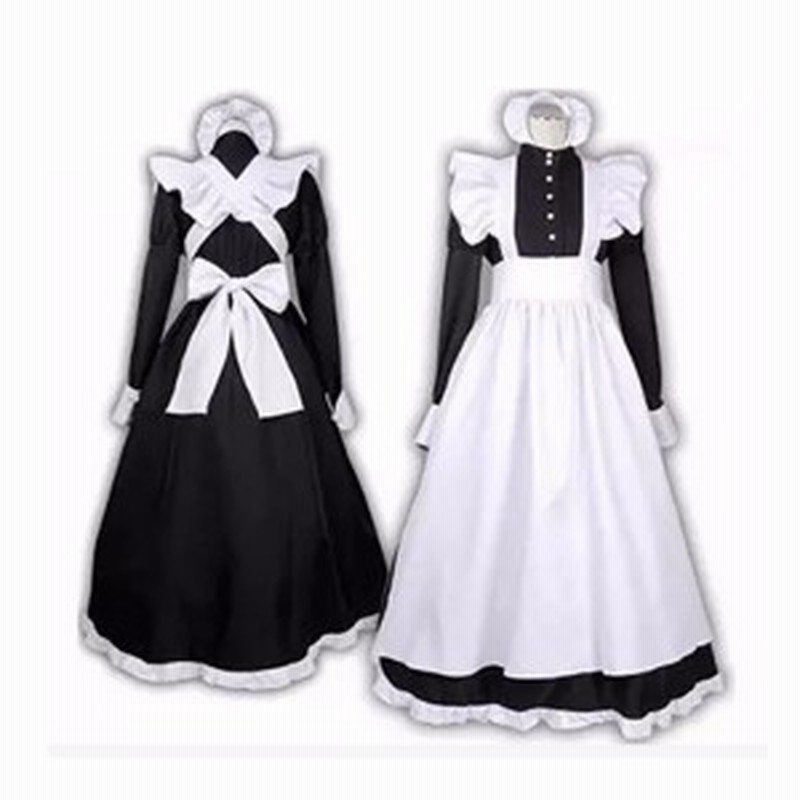 メイド服 コスプレ衣装 メイド イギリス風 コスプレ ロングメイド服 ロング ワンピース 通販 Lineポイント最大1 0 Get Lineショッピング