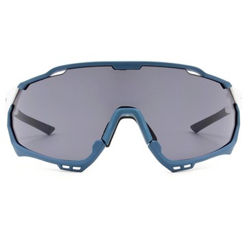 SUPER SPORT | 拼接雙色護眼框太陽眼鏡 | 晴空白x藍