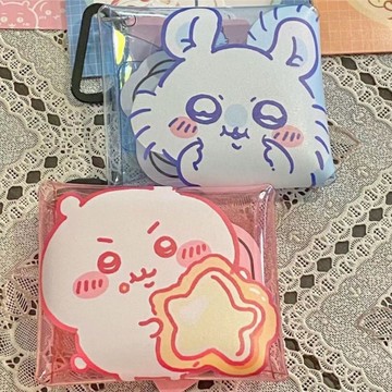 ✨限時搶購☜桃園出貨✨chiikawa吉伊卡哇同款耳機包自嘲熊透明鑰匙包零錢包收納包掛件