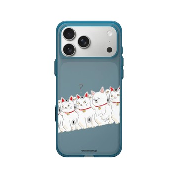 iPhone 17 Pro Max Clear (相機按鈕) 夜幕藍 - TOCOROCOMUGI - 不對勁招財貓