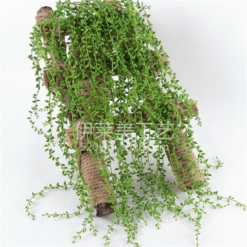 仿真情人淚植物藤條室內客廳壁掛吊籃裝飾多肉植物佛珠假花藤蔓