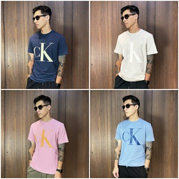 美國百分百【全新真品】Calvin Klein 短袖 棉質 T恤 CK 上衣 logo 短T 四色 CP82