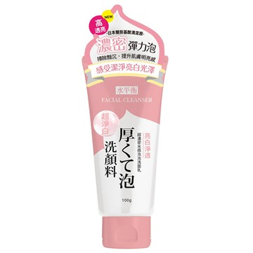 [家速配]水平衡超濃密水感泡泡洗面乳-亮白淨透