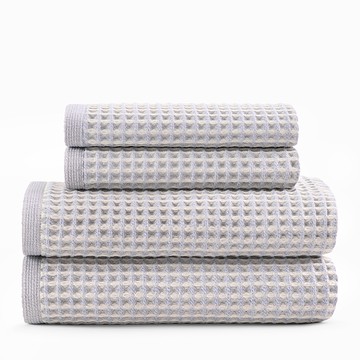 Dkny Pure Yarn Dyed Waffle Cotton Bath and Hand Towel 4-Piece Set