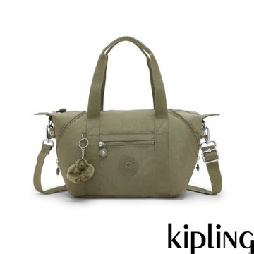 Kipling 鼠尾草綠手提側背包-ART MINI
