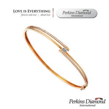 PERKINS 伯金仕 - 莫比烏斯環 18K金鑽石手環