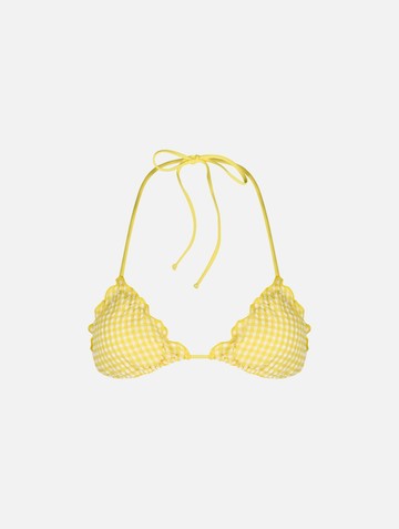 MC2 Saint Barth Woman Seersucker Classic Triangle Beach Top Sagittarius