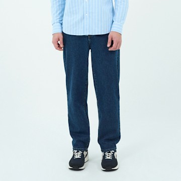 GIORDANO 男裝水洗牛仔褲 Blue Classics系列 - 72 深藍