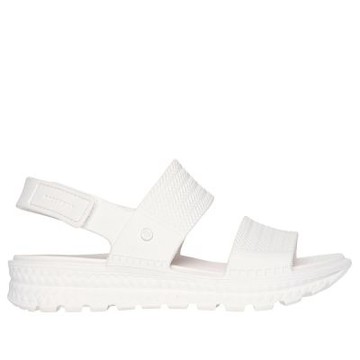 Skechers Arch Fit Footsteps [111461WHT] 女 運動休閒涼鞋 緩震 支撐 舒適 白