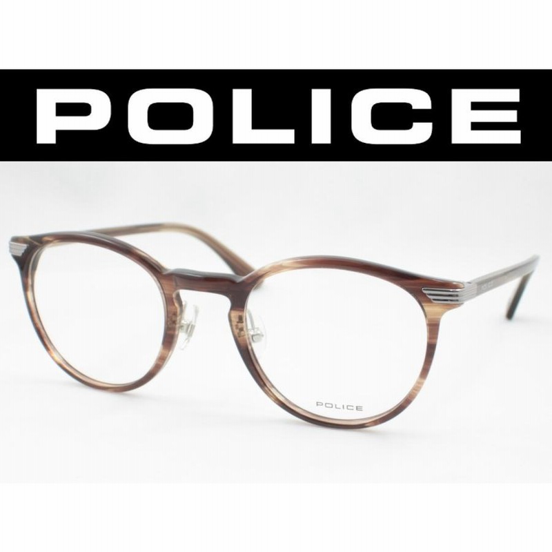 POLICE ポリス メガネフレーム VPL614J-03BQ 度付き対応 近視 遠視 老眼 遠近両用 日本正規品 ボストン ラウンド 丸メガネ |  LINEブランドカタログ